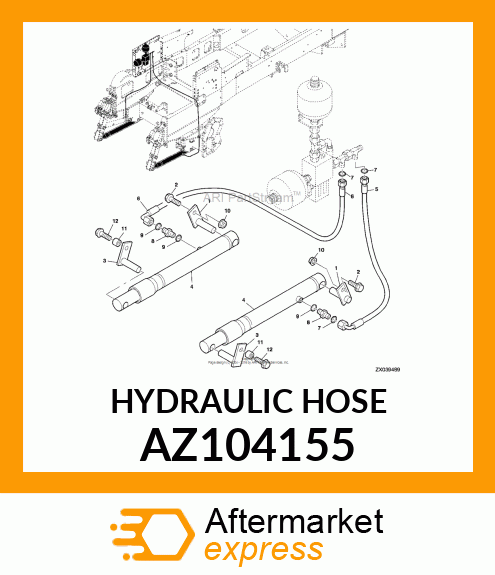 Hydraulic Hose AZ104155