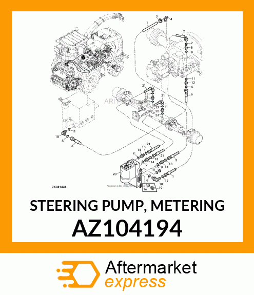 STEERING PUMP, METERING AZ104194