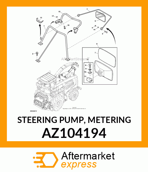 STEERING PUMP, METERING AZ104194