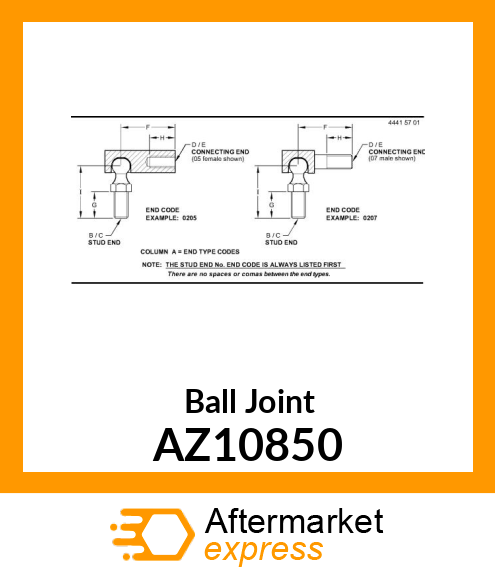 Ball Joint AZ10850