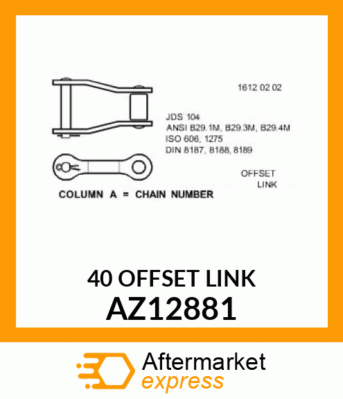 40 OFFSET LINK AZ12881