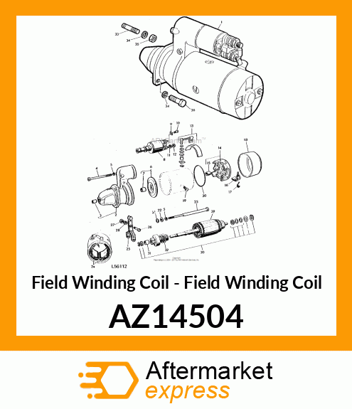 Field Winding Coil - Field Winding Coil AZ14504