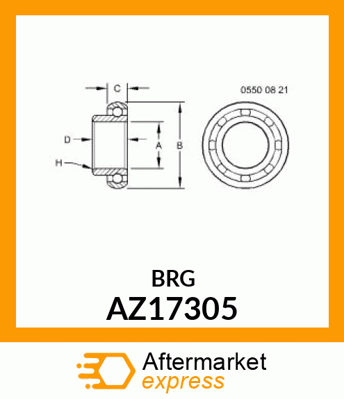 BALL BEARING AZ17305