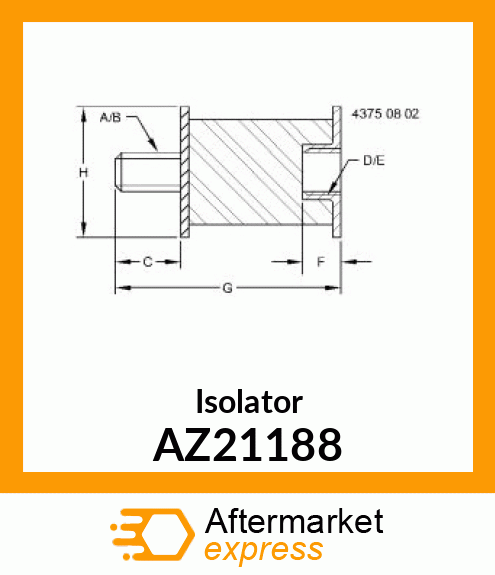 Isolator AZ21188