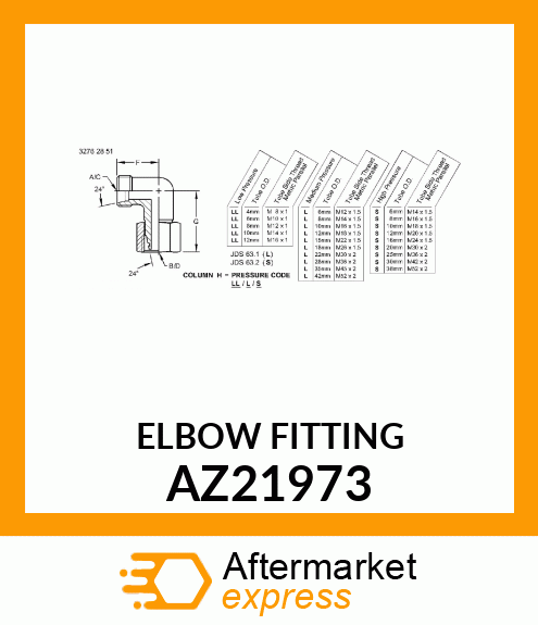 ELBOW FITTING AZ21973