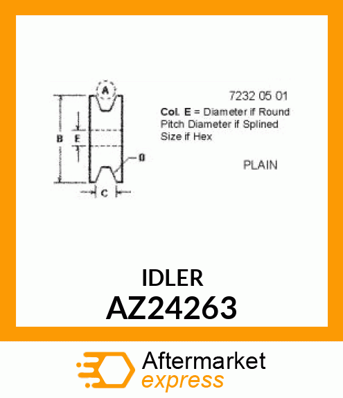 IDLER AZ24263