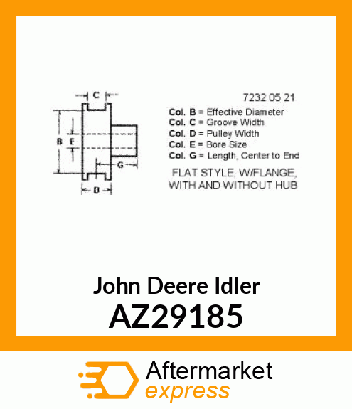 IDLER AZ29185