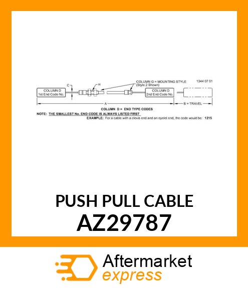 PUSH PULL CABLE AZ29787