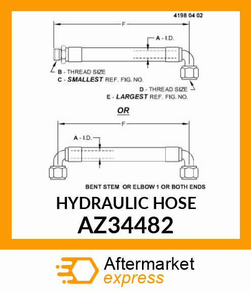 Hydraulic Hose AZ34482