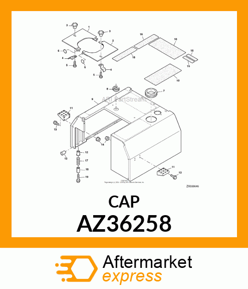 CAP AZ36258