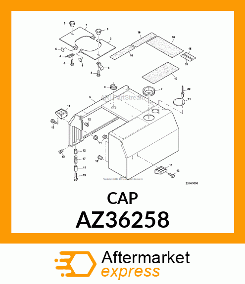 CAP AZ36258