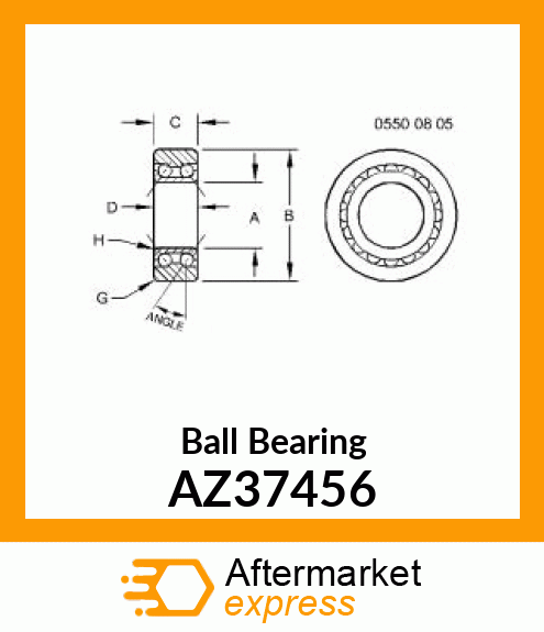 Ball Bearing AZ37456