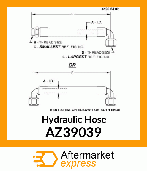 Hydraulic Hose AZ39039