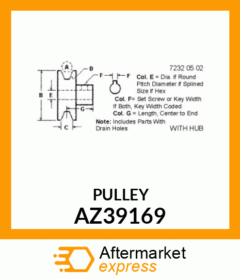 PULLEY AZ39169