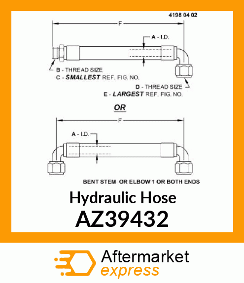 Hydraulic Hose AZ39432