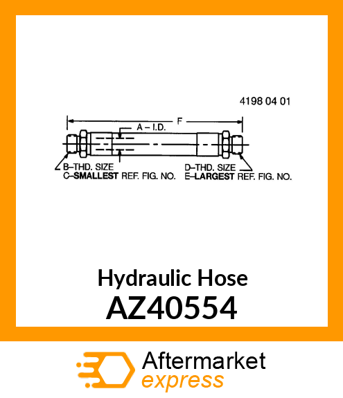 Hydraulic Hose AZ40554
