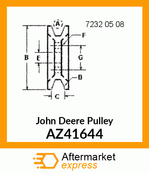 Pulley AZ41644