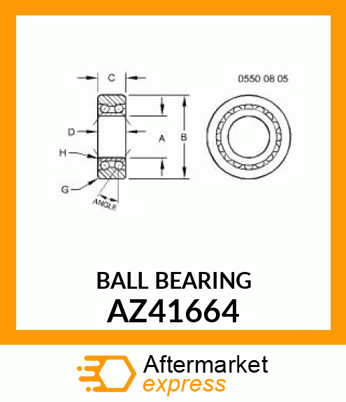 BALL BEARING AZ41664