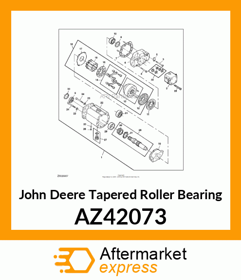 TAPERED ROLLER BEARING AZ42073