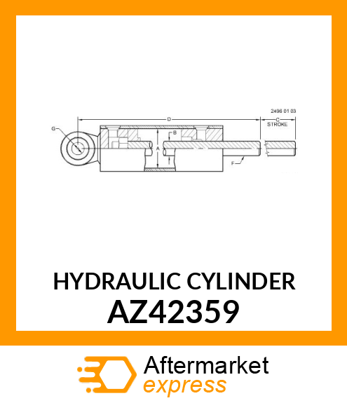 HYDRAULIC CYLINDER AZ42359