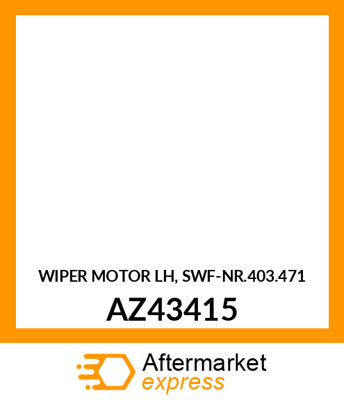 Windshield Wiper AZ43415