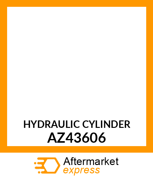 CYLINDER, HYDRAULIC CYLINDER AZ43606