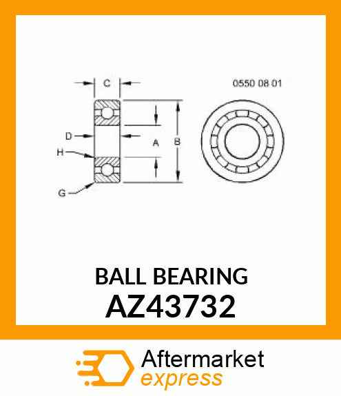 BALL BEARING AZ43732