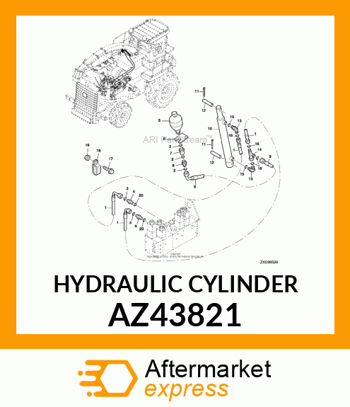 HYDRAULIC CYLINDER AZ43821