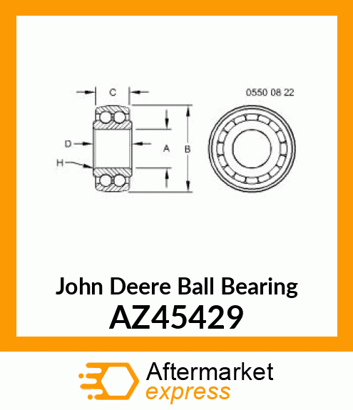 BALL BEARING AZ45429