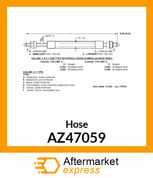 Hose AZ47059