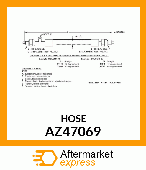 Hose AZ47069