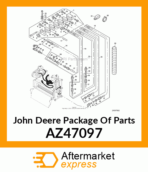 UNION FITTING FOR THREAD M10X1 AZ47097