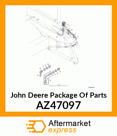 UNION FITTING FOR THREAD M10X1 AZ47097