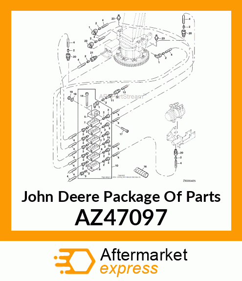 UNION FITTING FOR THREAD M10X1 AZ47097