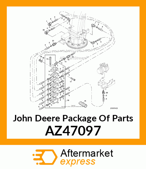 UNION FITTING FOR THREAD M10X1 AZ47097