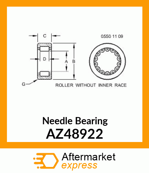 Needle Bearing AZ48922