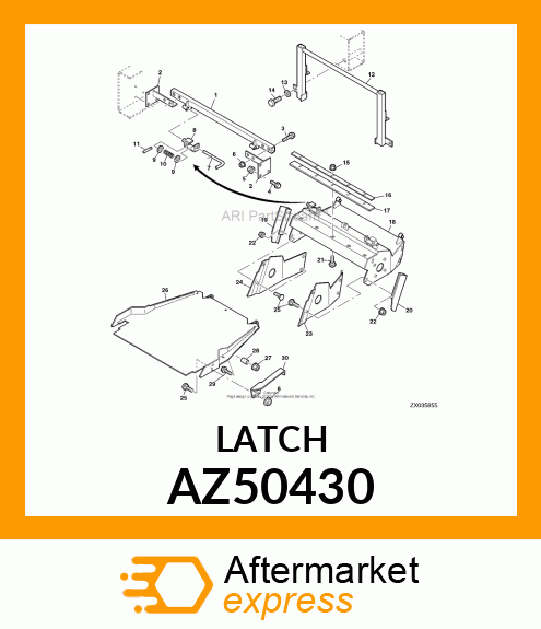 LATCH AZ50430