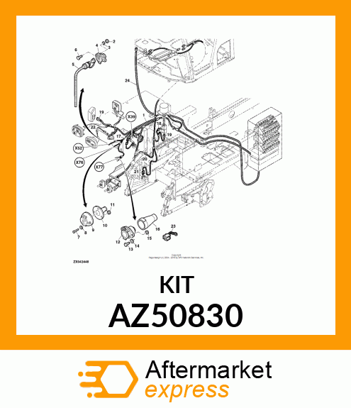 ELECTRICAL CONNECTOR ASSY AZ50830