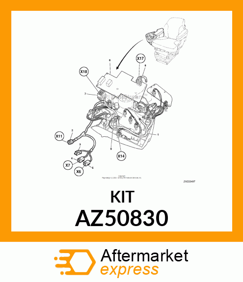 ELECTRICAL CONNECTOR ASSY AZ50830