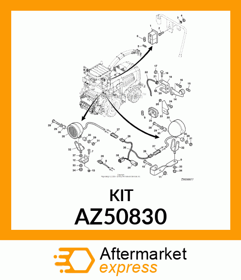 ELECTRICAL CONNECTOR ASSY AZ50830