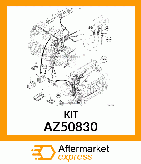 ELECTRICAL CONNECTOR ASSY AZ50830