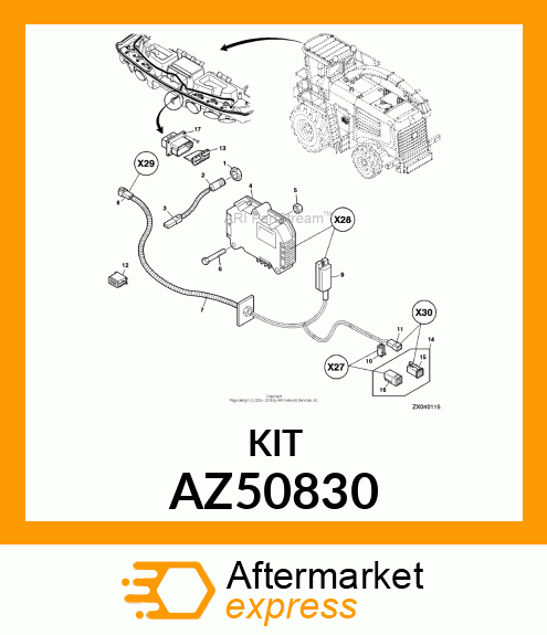 ELECTRICAL CONNECTOR ASSY AZ50830