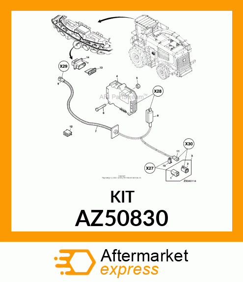 ELECTRICAL CONNECTOR ASSY AZ50830