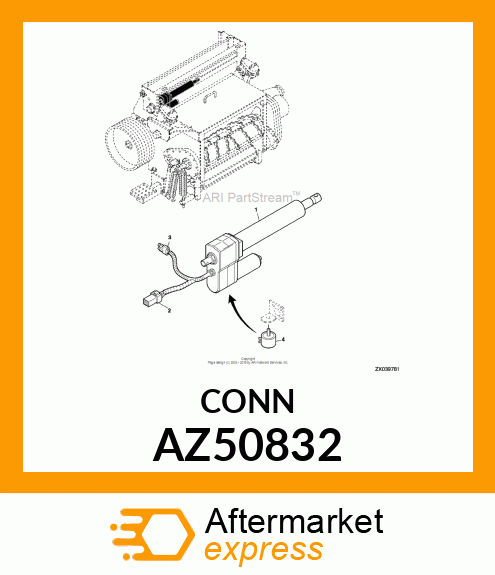 ELECTRICAL CONNECTOR ASSY AZ50832