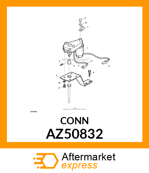 ELECTRICAL CONNECTOR ASSY AZ50832