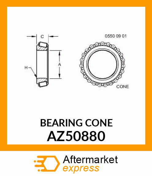 Bearing Cone AZ50880