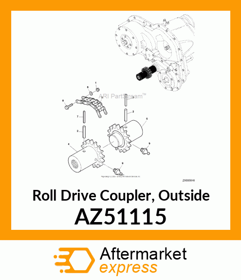 CHAIN SPROCKET AZ51115