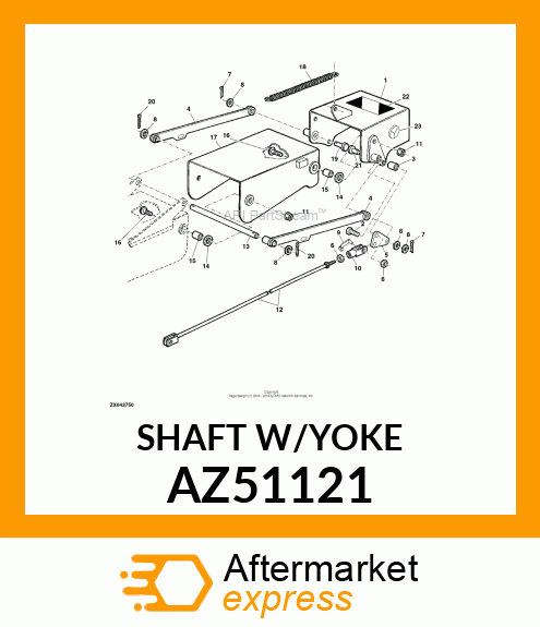 TUBE WELD ASSY. AZ51121