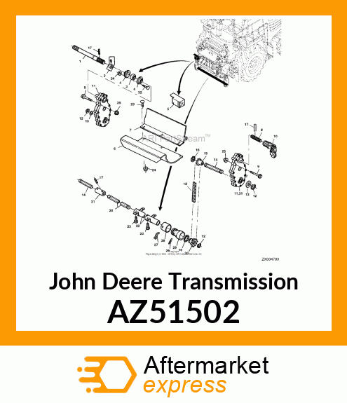 GETRIEBE ZSB. CROSS AZ51502