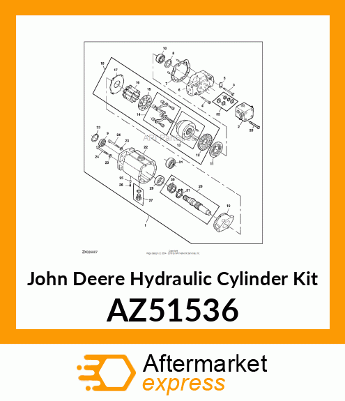 KIT OVERHAUL GASKET AZ51536